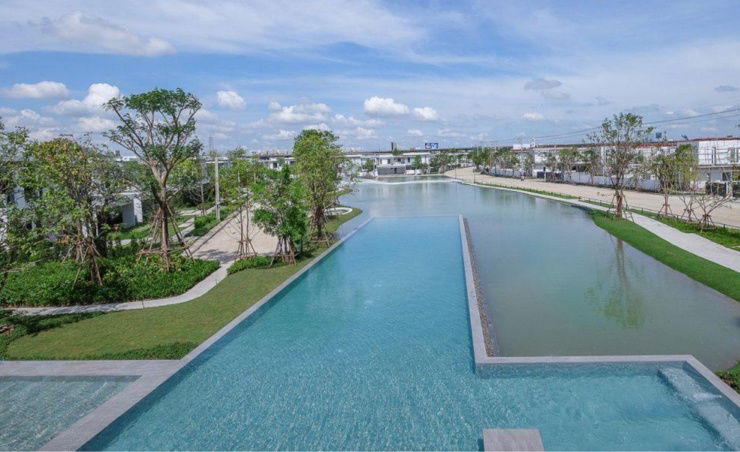 picture For rent✨ MANTANA Bangna km 15  🔥 Line ID @034etfin 📲 4 bedroom 5 bathroom✨ Near Mega Bangna  - 13/18
