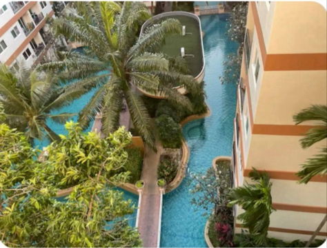 PARKLANE JOMTIEN RESORT -Pool view 