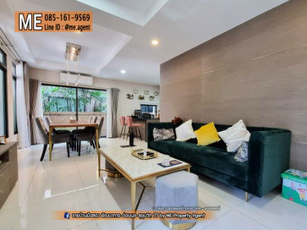 picture For Sale The Plant Elite Pattanakarn 38, 3-Storey Detached House, 2 double floor living rooms, free furniture call 085-161-9569 (BT18-51) - 3/28