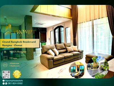 เช่าบ้านเดี่ยว กรุงเทพมหานคร : GH01278 - Grand Bangkok Boulevard Bangna - Onnut