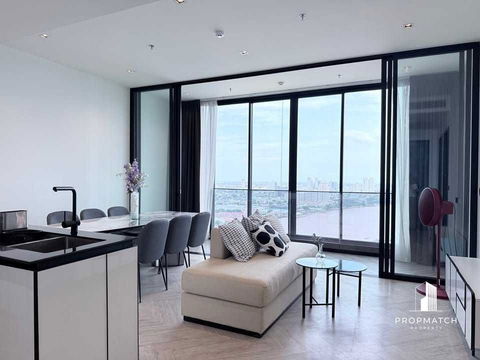 ✨Flash Deal ✨ Chapter Charoennakhon – Riverside ( 2Bed 2Bath 78 SQM.) แต่งครบพร้อมอยู่ !! เพียง 68,000 บาทต่อเดือน Tel.0981315848 @propmatch