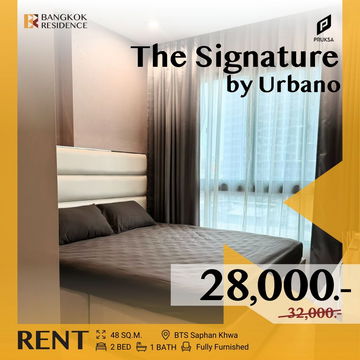 Hot Deal! 🔥 The Signature by Urbano, Stylish & Fully Furnished 🛋️ Near BTS Saphan Khwai