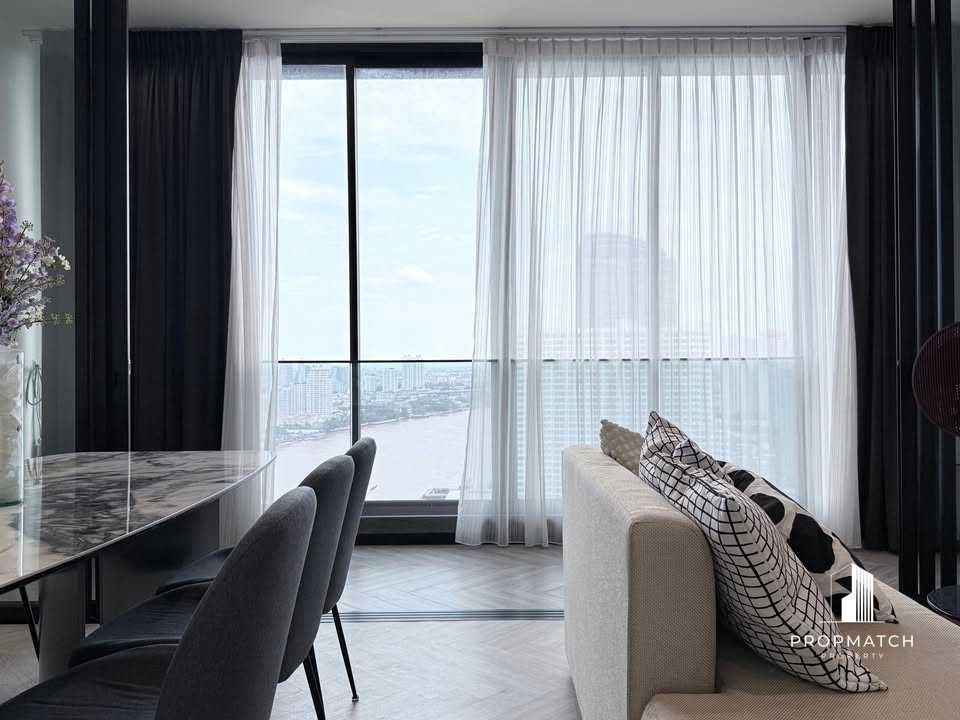 รูป ✨Flash Deal ✨ Chapter Charoennakhon – Riverside ( 2Bed 2Bath 78 SQM.) แต่งครบพร้อมอยู่ !! เพียง 68,000 บาทต่อเดือน Tel.0981315848 @propmatch - รูปที่ 4/14