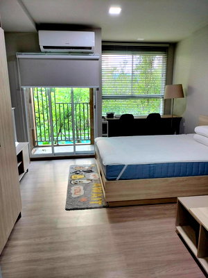 คอนโด แม็คโคร จรัญสนิทวงศ์ : คอนโดใหม่ 8 ชั้น สไตล์รีสอร์ท  แต่งครบพร้อมอยู่  ใกล้รถไฟฟ้า MRT บางขุนนนท์ - รพ.ศิริราช (ชั้น 2 วิวสวน วิวสระว่ายน้ำ) 