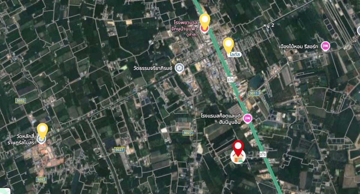 รูป ขายที่ดิน สวนมะพร้าว 5 ไร่ 2 งาน 16 ตรว. พร้อมบ้าน 2 หลัง - รูปที่ 6/7