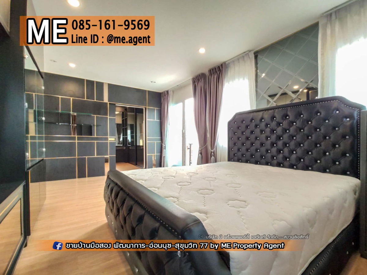 picture For Sale Single house Passorn Prestige Luxe Pattanakarn 44 Only 5 km to Ekkamai-Thonglor. Call 064-954-9619 (BD23-67) - 7/14