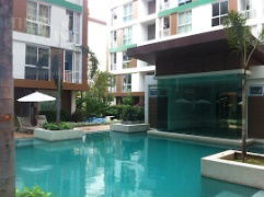picture For rent, room size 54 sq m., 2 bedrooms, 2 bathrooms, The Nice City Condo, Lat Phrao 130, price 14,000 baht, contact  Line ID: jeabnwcd_3 - 62/63