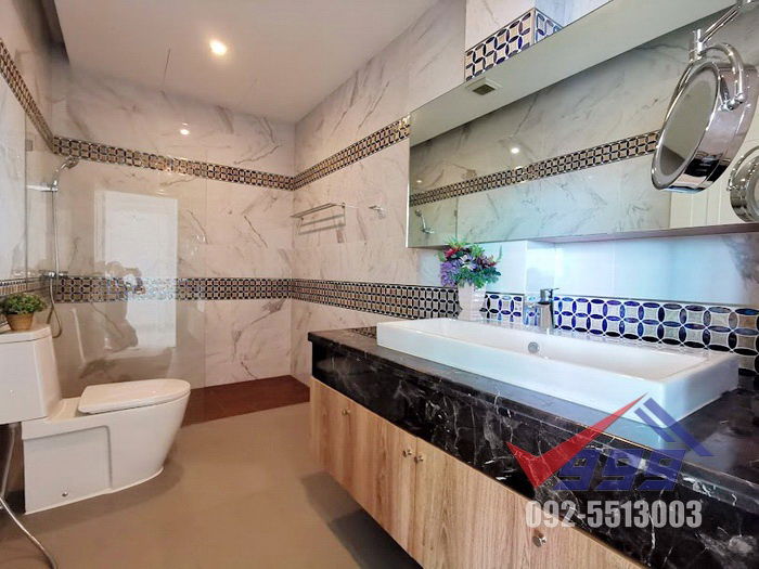 รูป ให้เช่าคอนโด เดอะโฟร์วิงส์ เรสซิเดนซ์  3 ห้องนอน Penhouse Duplex ใกล้ Brighton College Bangkok - รูปที่ 14/64