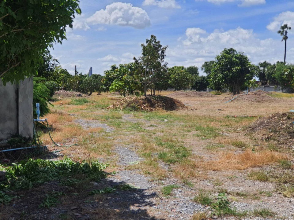 picture Land for sale, 2 rai 237 sq m., filled in, 1 m. higher than the road, with a concrete wall to preven - 10/10