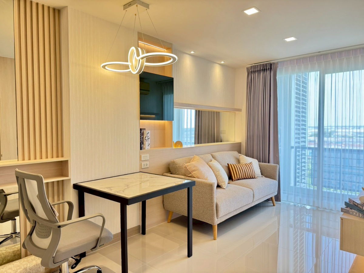 รูป 💥 คอนโด Airlink Residence ราคาดีล้านต้น ๆ เท่านั้น! ใกล้ ARL ลาดกระบัง ✈️ ขายคอนโดรีโนเวทใหม่ ห้องสวยแต่งครบ บิ้วอินทั้งห้อง พร้อมอยู่ - รูปที่ 4/12