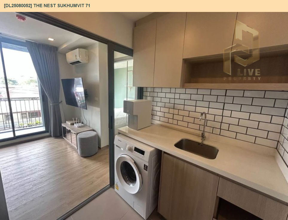 picture DL25080052 Condo for rent, The Nest Sukhumvit 71 near BTS Phra Khanong, ready to move in, call urgently 0656133286 LineID @655ebbvc - 4/12