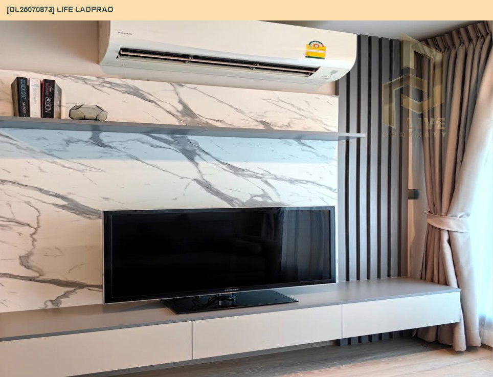 picture DL25070873 Condo for rent, Life Ladprao near BTS Ha Yaek Lat Phrao, ready to move in, call urgently 0656133286 LineID @655ebbvc - 2/13