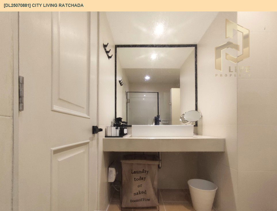 picture DL25070881 Condo for rent, City Living Ratchada near MRT ห้วยขวาง, ready to move in, call urgently 0656133286 LineID @655ebbvc - 11/13