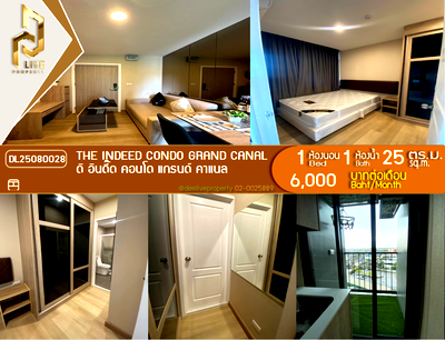 Condos for rent Amata Nakorn : DL25080028 Condo for rent, The Indeed Condo Grand Canal near -, ready to move in, call urgently 0656133286 LineID @534wlwof