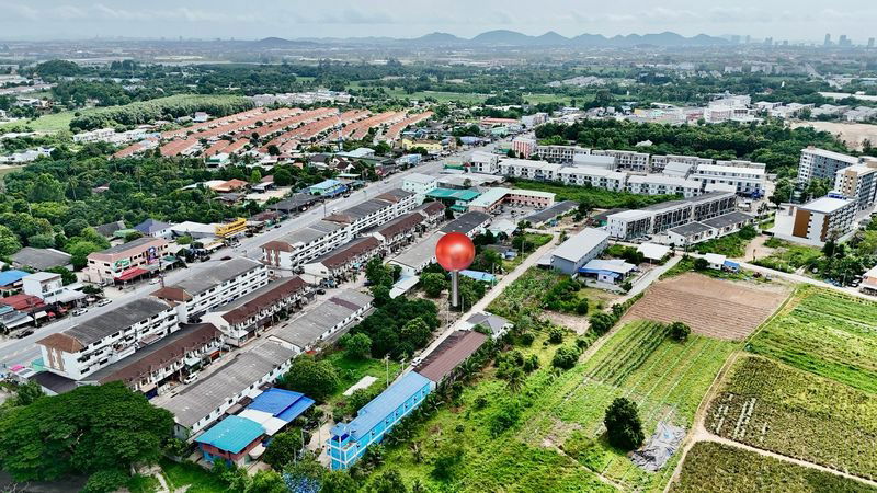 รูป ขายที่ดินใกล้สวนเสือ ศรีราชา แปลงสวย รายล้อมด้วยโครงการหมู่บ้าน  - รูปที่ 3/10