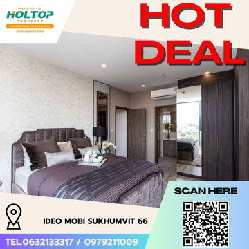 #R5431  🎉 020868 ให้เช่าคอนโด Ideo Mobi Sukhumvit 66