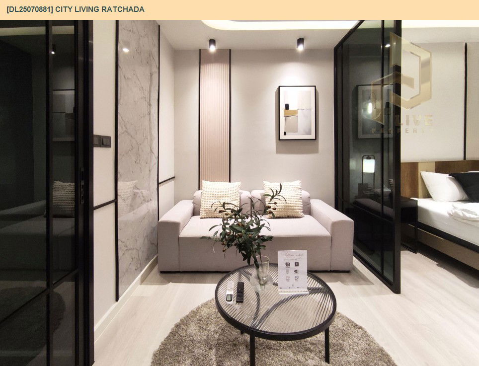 picture DL25070881 Condo for rent, City Living Ratchada near MRT ห้วยขวาง, ready to move in, call urgently 0656133286 LineID @655ebbvc - 3/13