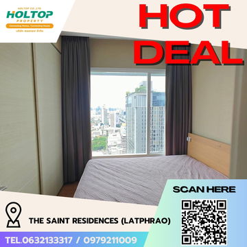 #R5422  🎉 020868 ให้เช่าคอนโด The Saint Residences (LatPhrao)