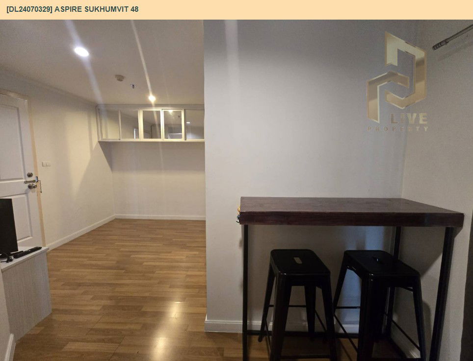 รูป DL24070329 ให้เช่าคอนโด แอสปาย สุขุมวิท 48 (Aspire Sukhumvit 48) ใกล้ BTS พระโขนง พร้อมเข้าอยู่ โทรด่วน 0638692663 LineID @534wlwof - รูปที่ 6/11