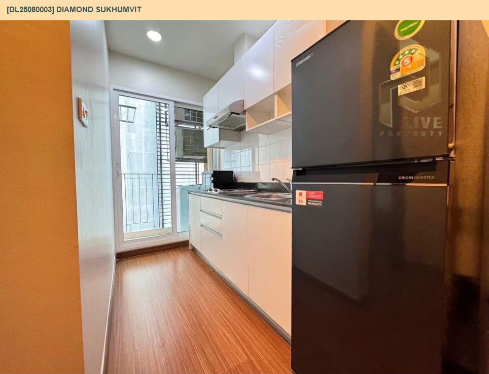 รูป DL25080003 ให้เช่าคอนโด ไดมอนด์ สุขุมวิท (Diamond Sukhumvit) ใกล้ BTS อ่อนนุช พร้อมเข้าอยู่ โทรด่วน 0638692663 LineID @534wlwof - รูปที่ 6/10