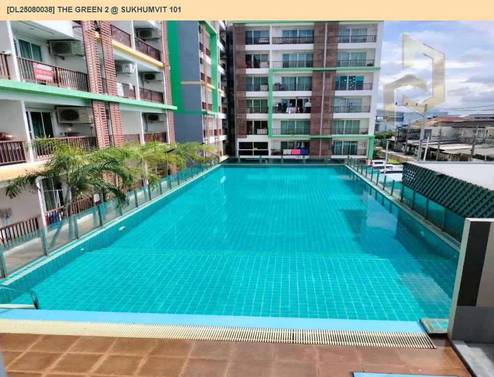 รูป DL25080038 ให้เช่าคอนโด เดอะ กรีน 2 แอท สุขุมวิท 101 (The Green 2 @ Sukhumvit 101) ใกล้ BTS ปุณณวิธี พร้อมเข้าอยู่ โทรด่วน 0638692663 LineID @655ebbvc - รูปที่ 8/17