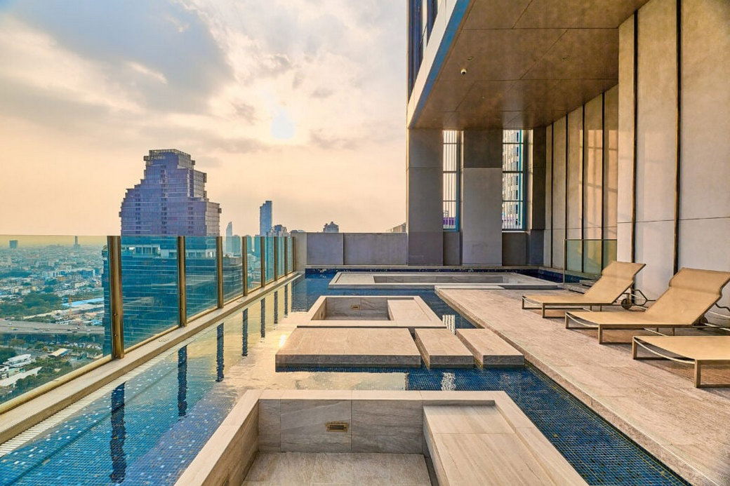 picture Call : 084-264-6359 Super Luxury Condo The Diplomat Sathorn 86 sq.m 3 Beds 2 Baths High floor Clear View, Fully furnished - 8/13