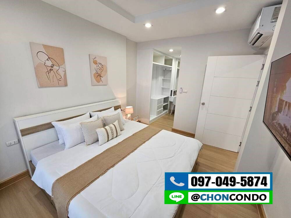 รูป Patio (พาทิโอ) บางแสน ชั้น3 ตึกA ชลบุรี---------ห้องมุม -------Tel 097-049-5874 (Line: @choncondo มี@ด้วย) - รูปที่ 14/23