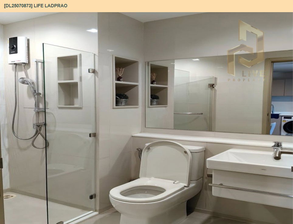 picture DL25070873 Condo for rent, Life Ladprao near BTS Ha Yaek Lat Phrao, ready to move in, call urgently 0656133286 LineID @655ebbvc - 13/13