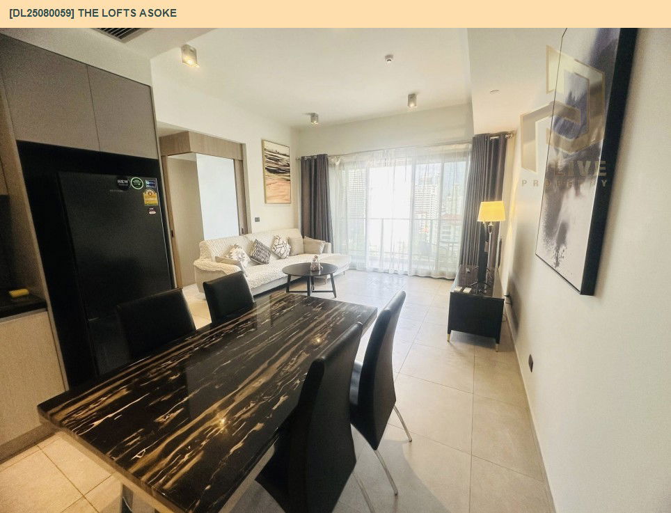 รูป DL25080059 ให้เช่าคอนโด เดอะ ลอฟท์ อโศก (The Lofts Asoke ) ใกล้ MRT เพชรบุรี พร้อมเข้าอยู่ โทรด่วน 0638692663 LineID @655ebbvc - รูปที่ 5/18