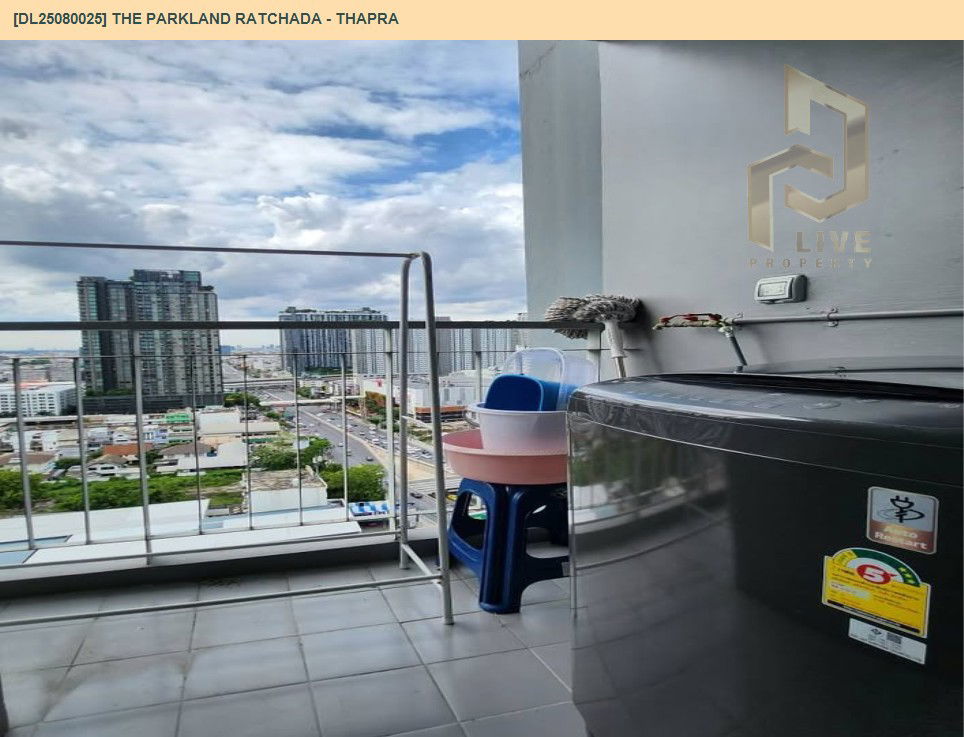 picture DL25080025 Condo for rent, The Parkland Ratchada - Thapra near BTS Talat Phlu, ready to move in, call urgently 0656133286 LineID @655ebbvc - 9/11