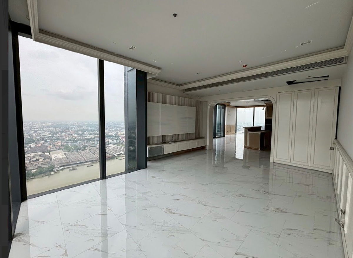 picture Penthouse for sale in a luxury condo with a view of the Chao Phraya River.🛳️🗺️  Project: Canapaya Residence🏦 - 2/30