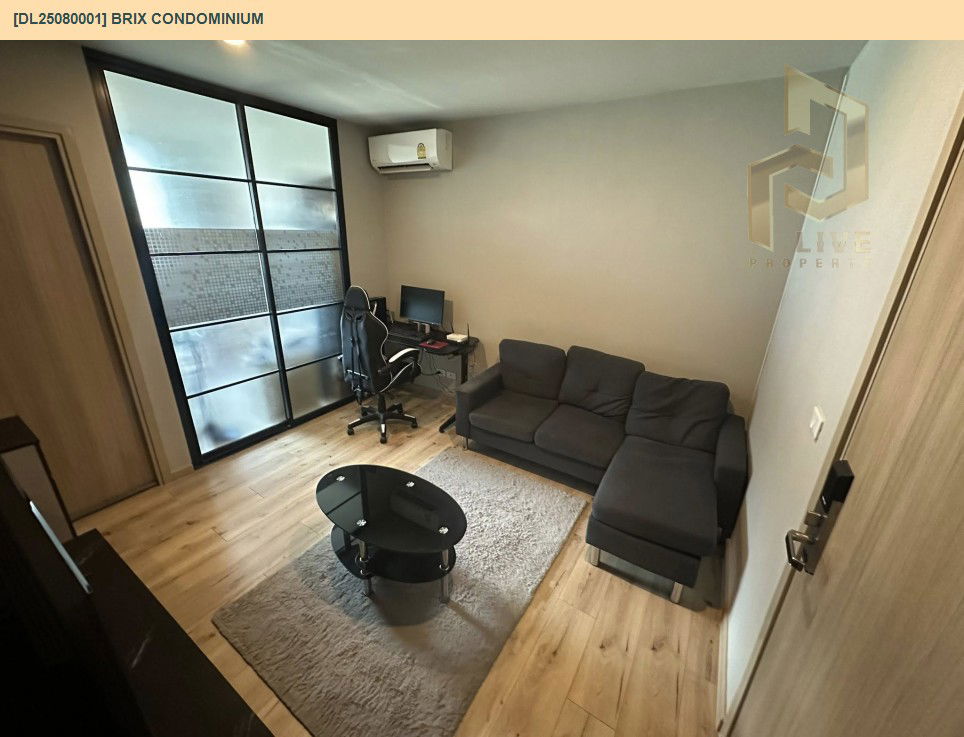 รูป DL25080001 ให้เช่าคอนโด บริกซ์ คอนโดมิเนียม (Brix Condominium) ใกล้ BTS สิรินธร พร้อมเข้าอยู่ โทรด่วน 0638692663 LineID @534wlwof - รูปที่ 2/11