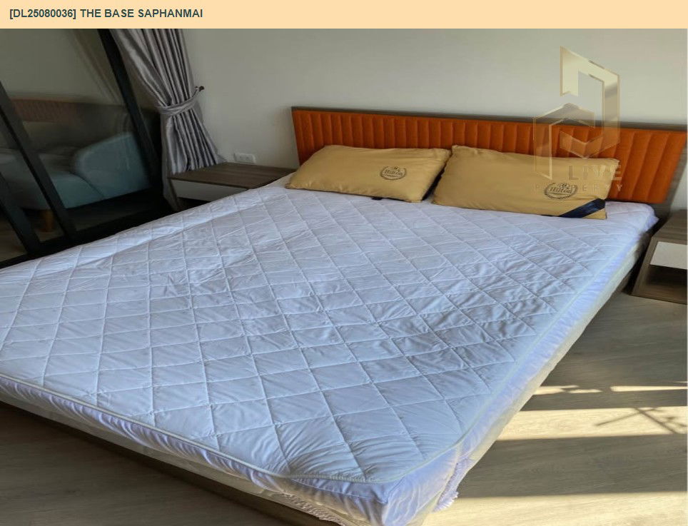picture MDL25080036 Condo for rent, THE BASE Saphanmai near BTS Sai Yud, ready to move in, call urgently 0656133286 LineID @655ebbvc - 3/12