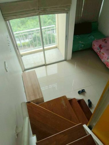 cd1768 ให้เช่าคอนโด ราคาถูกๆ 8,000/เดือน ห้องDuplex 2ชั้น ละติจูด คอนโด ใกล้ม.เอแบค บางนา Abac Bangna