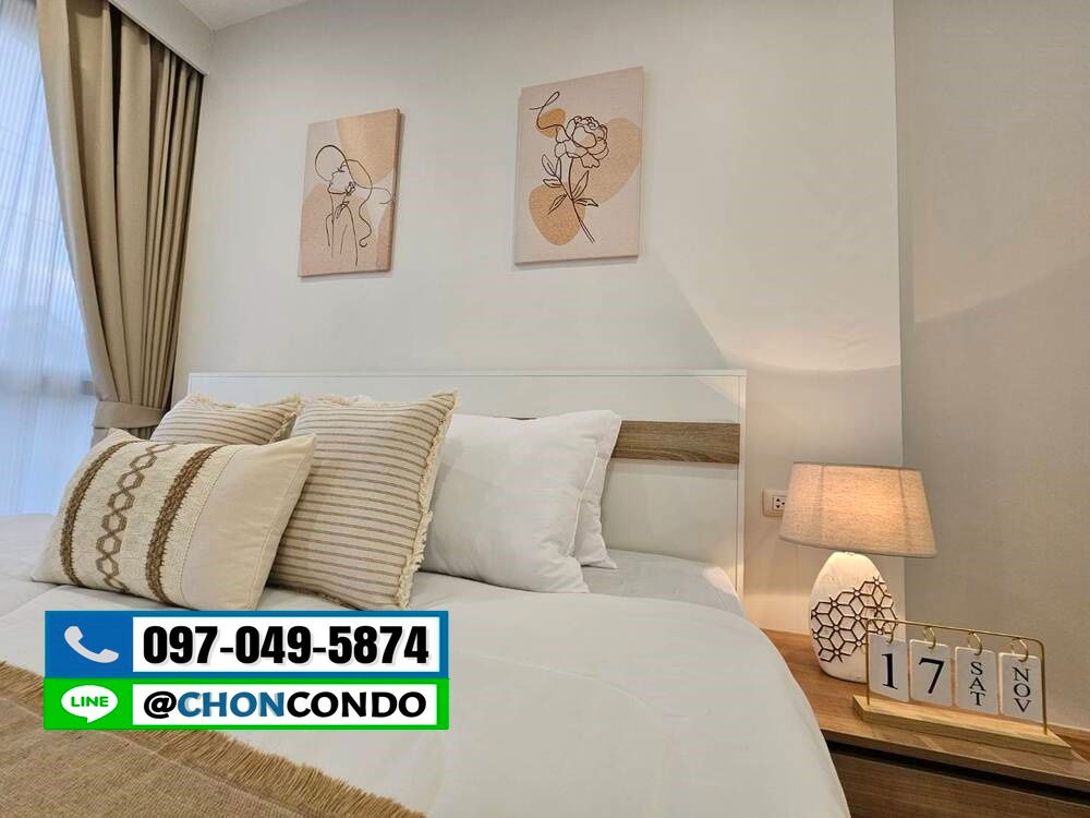 รูป Patio (พาทิโอ) บางแสน ชั้น3 ตึกA ชลบุรี---------ห้องมุม -------Tel 097-049-5874 (Line: @choncondo มี@ด้วย) - รูปที่ 17/23