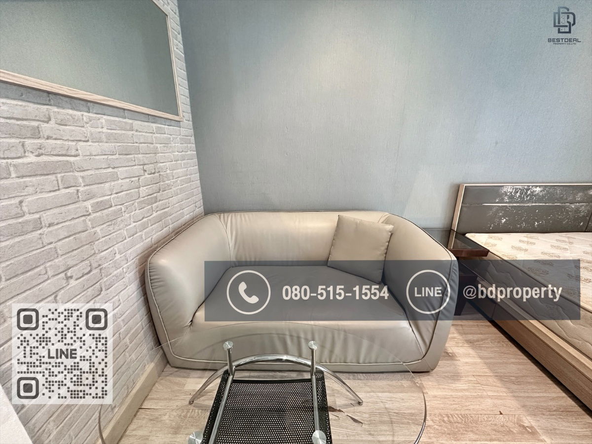 รูป  Bestdeal ขายด่วน  Studio 22 sqm.ห้องสวย เฟอร์ครบ ขายเพียง 2.99 ล้านเท่านั้น  ดูลงทุนไม่ควรพลาด ใกล้MRT และ เซ็นทรัลพระราม 9 เพียง 80 ม. - รูปที่ 3/11