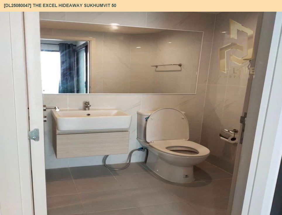 รูป DL25080047 ให้เช่าคอนโด ดิ เอ็กซ์เซล ไฮด์ อะเวย์ สุขุมวิท 50 (The Excel Hideaway Sukhumvit 50) ใกล้ BTS อ่อนนุช พร้อมเข้าอยู่ โทรด่วน 0638692663 LineID @534wlwof - รูปที่ 7/9
