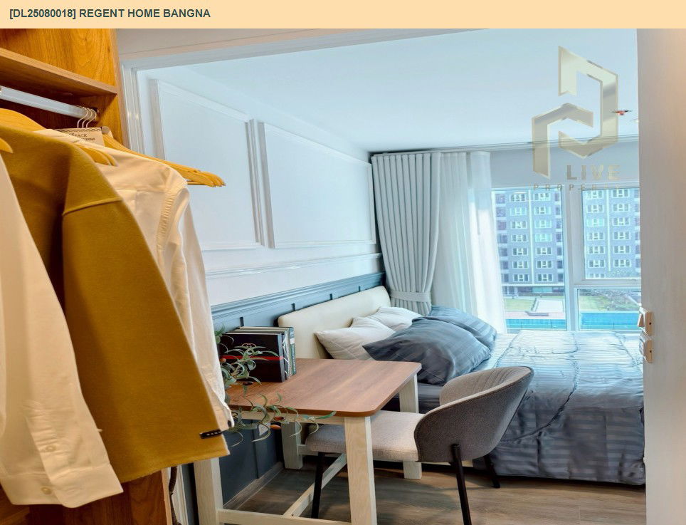 รูป DL25080018 ให้เช่าคอนโด รีเจ้นท์ โฮม บางนา (Regent home bangna) ใกล้ BTS บางนา พร้อมเข้าอยู่ โทรด่วน 0638692663 LineID @655ebbvc - รูปที่ 18/19
