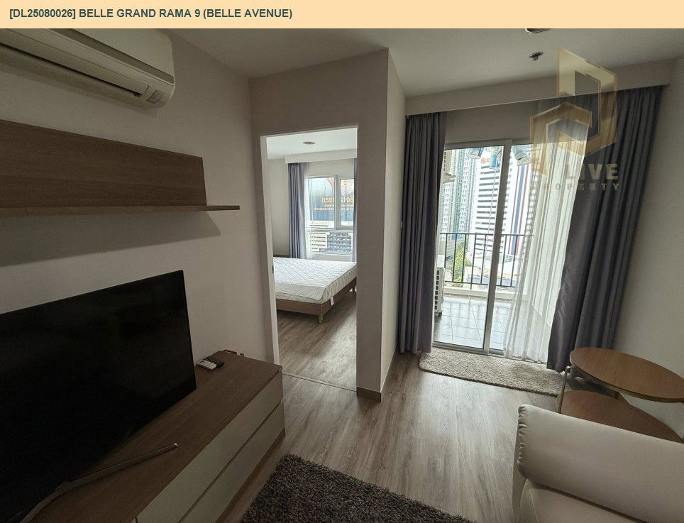 picture DL25080026 Condo for rent, Belle Grand Rama 9 (Belle Avenue) near MRT พระราม 9, ready to move in, call urgently 0656133286 LineID @655ebbvc - 8/13