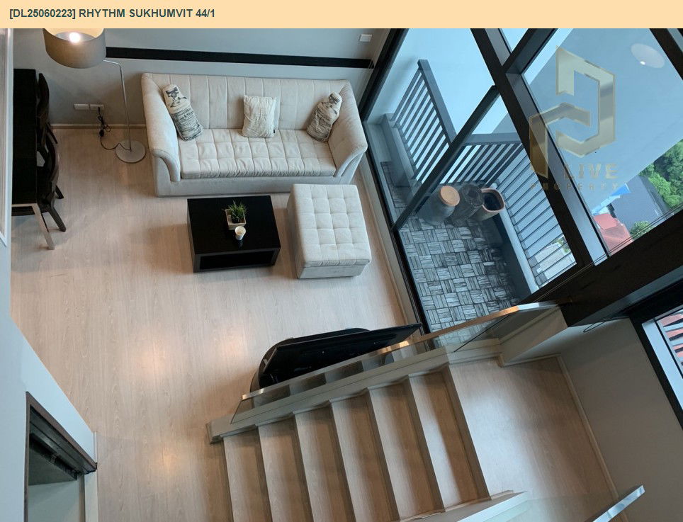 picture DL25060223 Condo for rent, Rhythm Sukhumvit 44/1 near BTS Phra Khanong, ready to move in, call urgently 0656133286 LineID @655ebbvc - 2/8