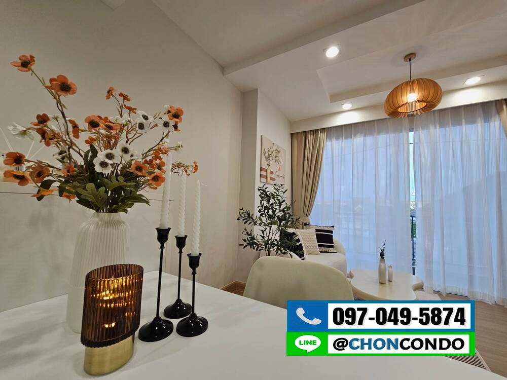 รูป Patio (พาทิโอ) บางแสน ชั้น3 ตึกA ชลบุรี---------ห้องมุม -------Tel 097-049-5874 (Line: @choncondo มี@ด้วย) - รูปที่ 12/23