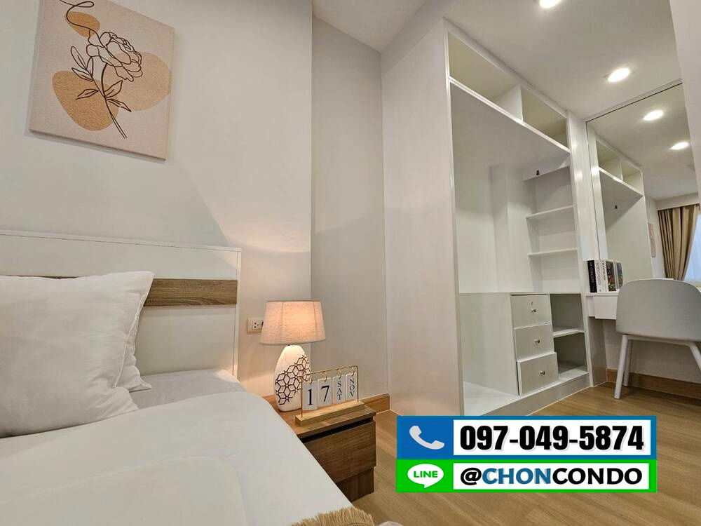 รูป Patio (พาทิโอ) บางแสน ชั้น3 ตึกA ชลบุรี---------ห้องมุม -------Tel 097-049-5874 (Line: @choncondo มี@ด้วย) - รูปที่ 19/23