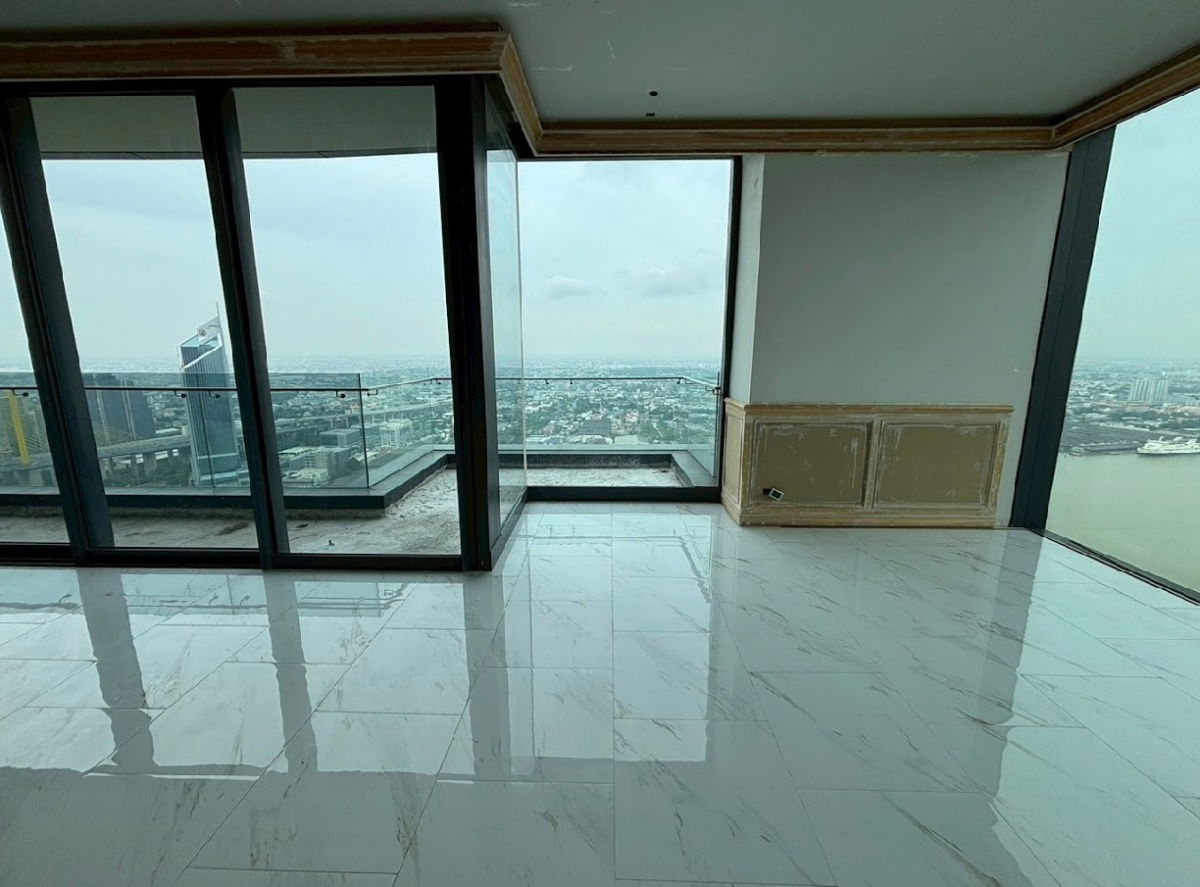 picture Penthouse for sale in a luxury condo with a view of the Chao Phraya River.🛳️🗺️  Project: Canapaya Residence🏦 - 18/30