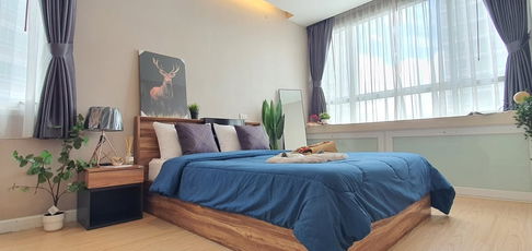 For rent TC Green Rama 9 1 bed, fully furnished, city view, ready to move in 4 August