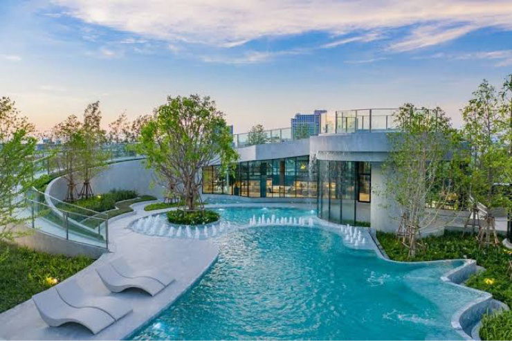 รูป อยู่จริงแบบรีสอร์ท! , 2 Bed 2 Bath ครัวปิด วิวสวย พร้อมห้องเฟอร์ครบ - รูปที่ 12/18