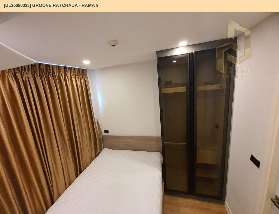 picture DL25080023 Condo for rent, Groove Ratchada - Rama 9 near MRT ศูนย์วัฒนธรรม, ready to move in, call urgently 0656133286 LineID @655ebbvc - 6/8
