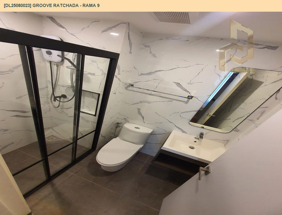 picture DL25080023 Condo for rent, Groove Ratchada - Rama 9 near MRT ศูนย์วัฒนธรรม, ready to move in, call urgently 0656133286 LineID @655ebbvc - 7/8
