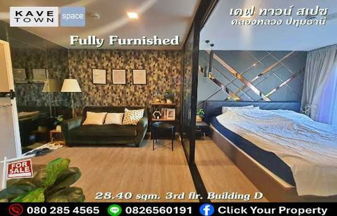 CYP201 Kave Town Space Condo, Khlong Luang, Pathum Thani for SALE