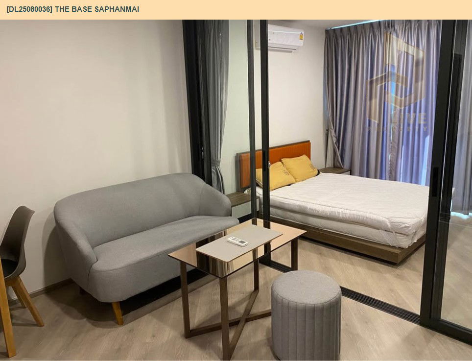 picture MDL25080036 Condo for rent, THE BASE Saphanmai near BTS Sai Yud, ready to move in, call urgently 0656133286 LineID @655ebbvc - 2/12