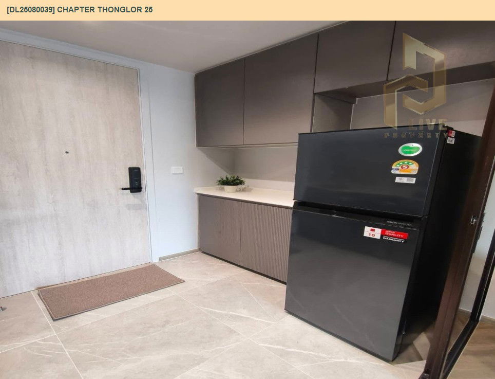 รูป MDL25080039 ให้เช่าคอนโด แชปเตอร์ ทองหล่อ 25 (Chapter Thonglor 25) ใกล้ BTS ทองหล่อ พร้อมเข้าอยู่ โทรด่วน 0638692663 LineID @655ebbvc - รูปที่ 6/8